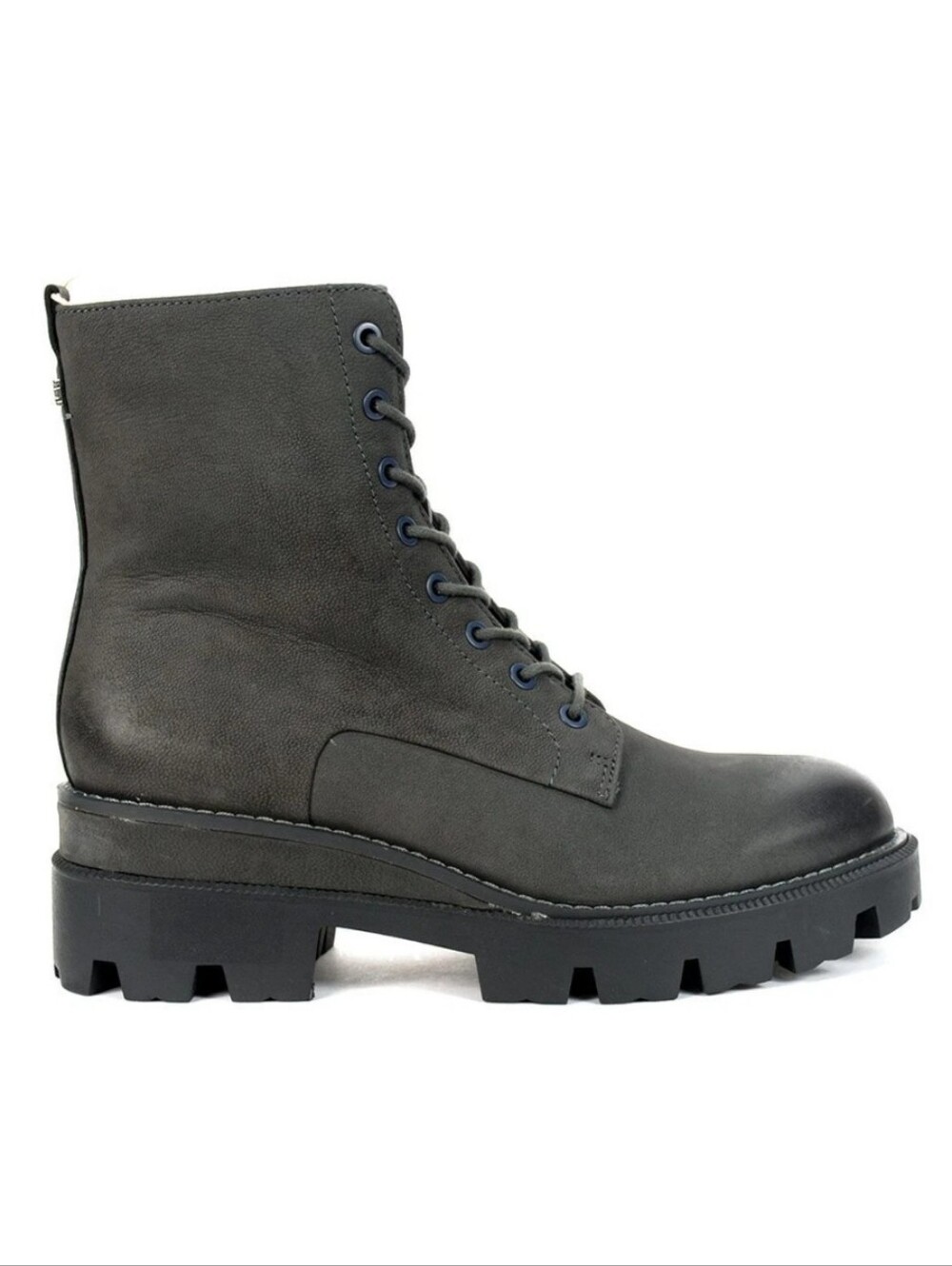 Sam Edelman Garret Moonlight Grey Platform Chunky Combat Boots Size 7